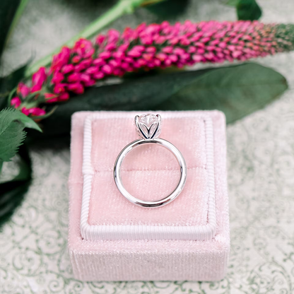 Marquise Cut Cluster Styled Lab Grown Diamond Engagement Ring