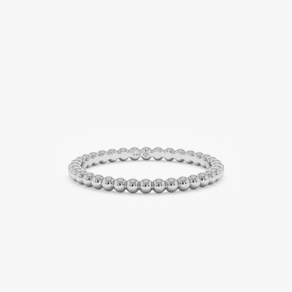 0.37 CT Round Full Eternity Lab Grown Diamond Wedding Band