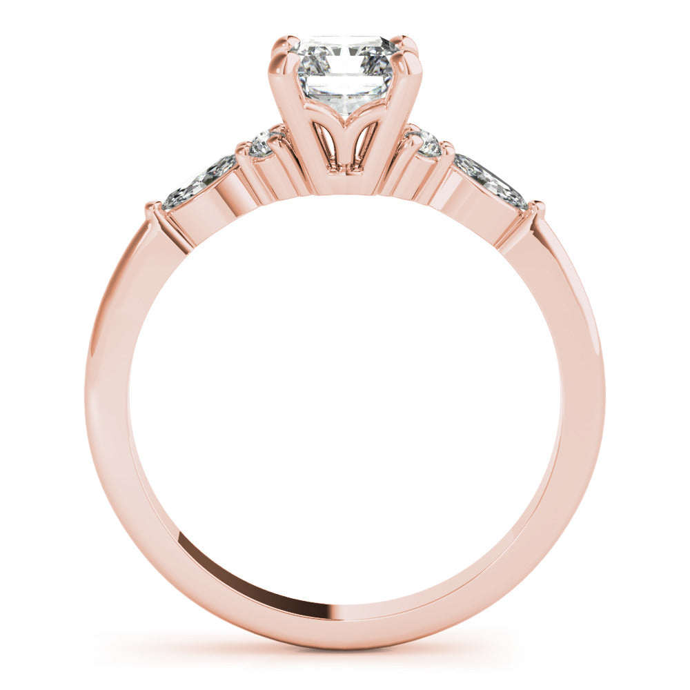 2 CT Round Three Stones Lab Grown Diamond Engagement Ring