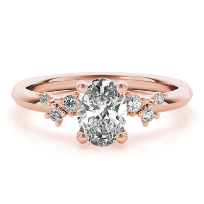 2 CT Round Three Stones Lab Grown Diamond Engagement Ring