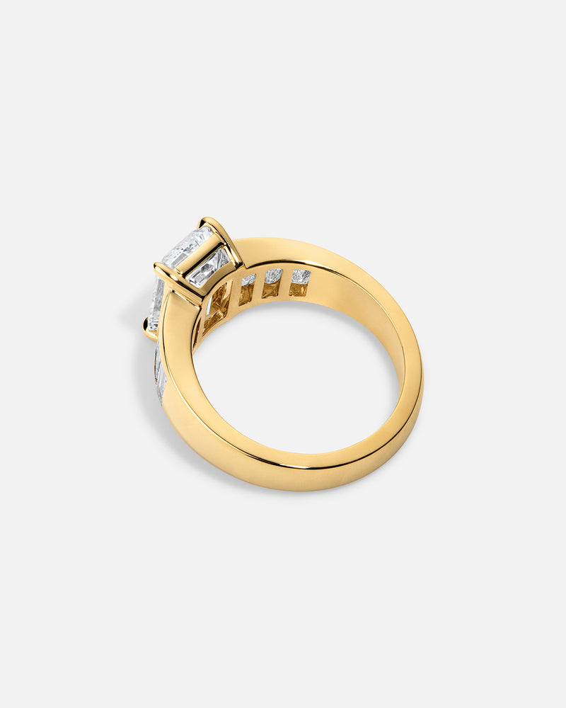 Marquise Cut Cluster Styled Lab Grown Diamond Engagement Ring