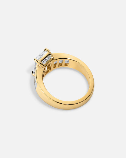 Marquise Cut Cluster Styled Lab Grown Diamond Engagement Ring