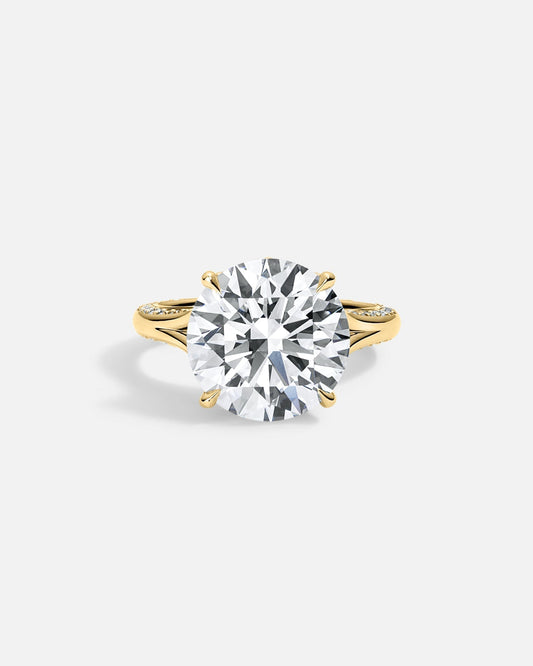 Marquise Cut Cluster Styled Lab Grown Diamond Engagement Ring