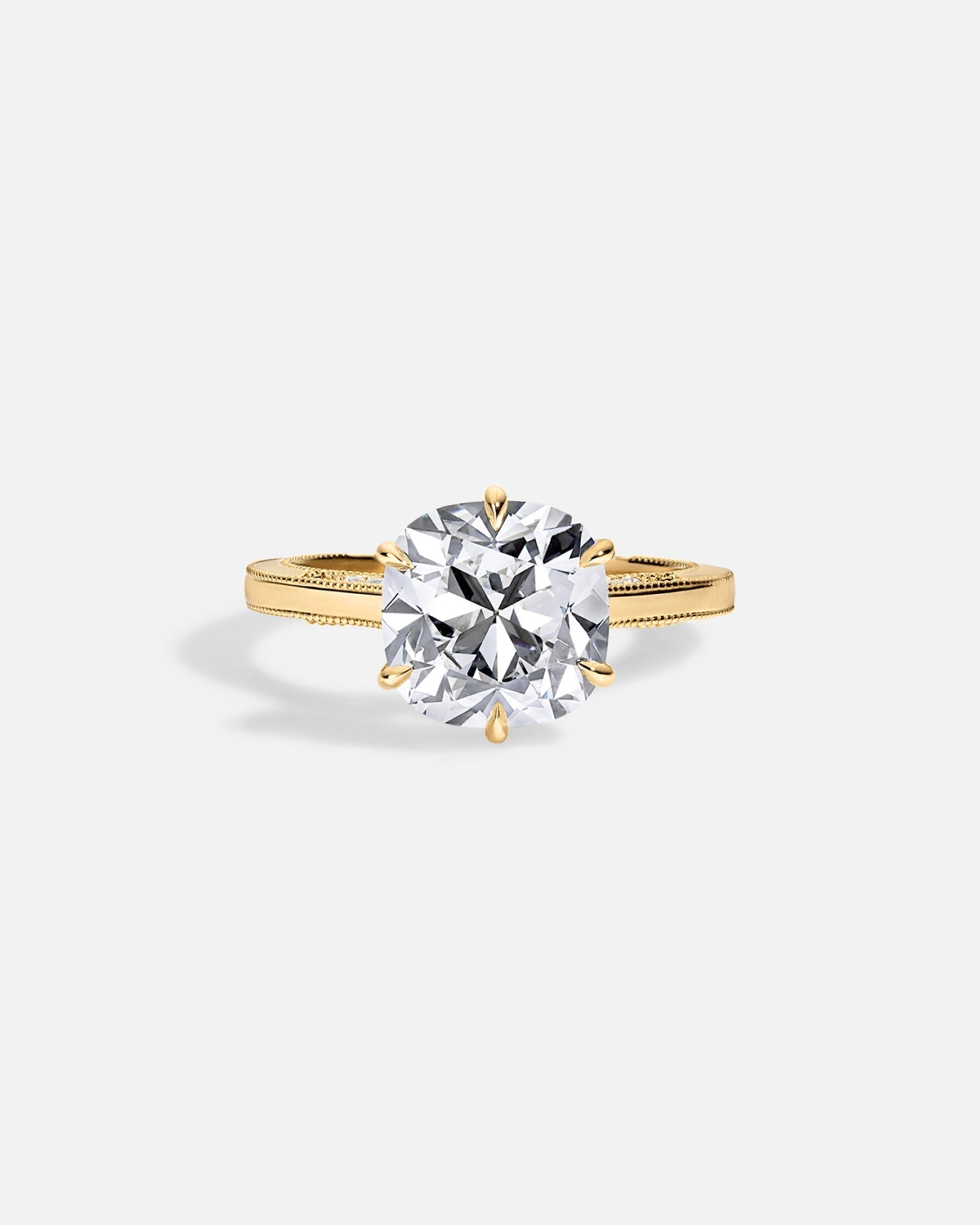 Marquise Cut Cluster Styled Lab Grown Diamond Engagement Ring