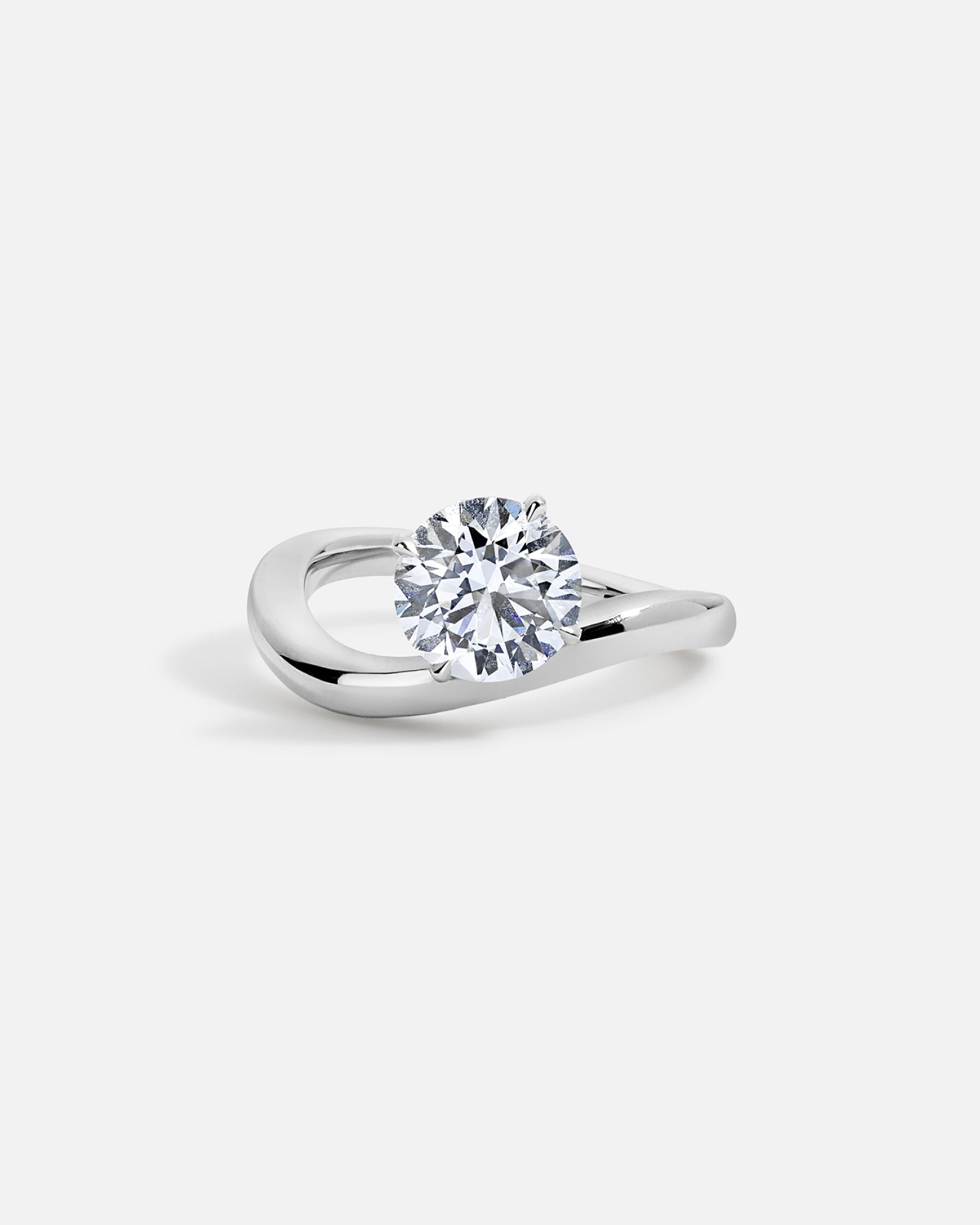 Marquise Cut Cluster Styled Lab Grown Diamond Engagement Ring