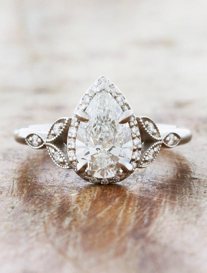 2 CT Round Three Stones Lab Grown Diamond Engagement Ring