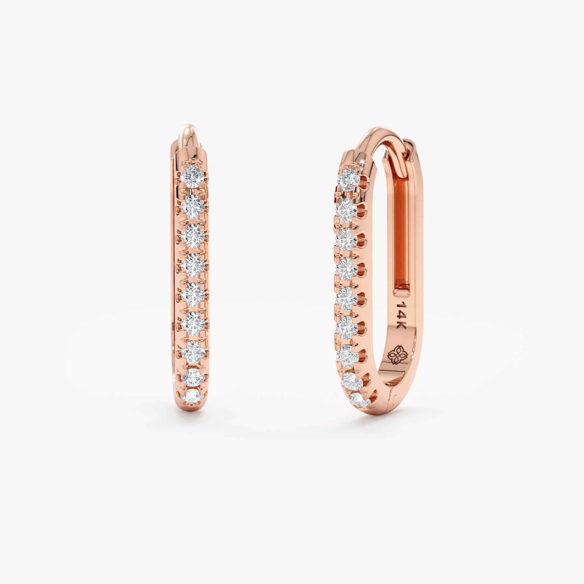 1.0 CT Round Bezel Solitaire Lab Grown Diamond Earrings