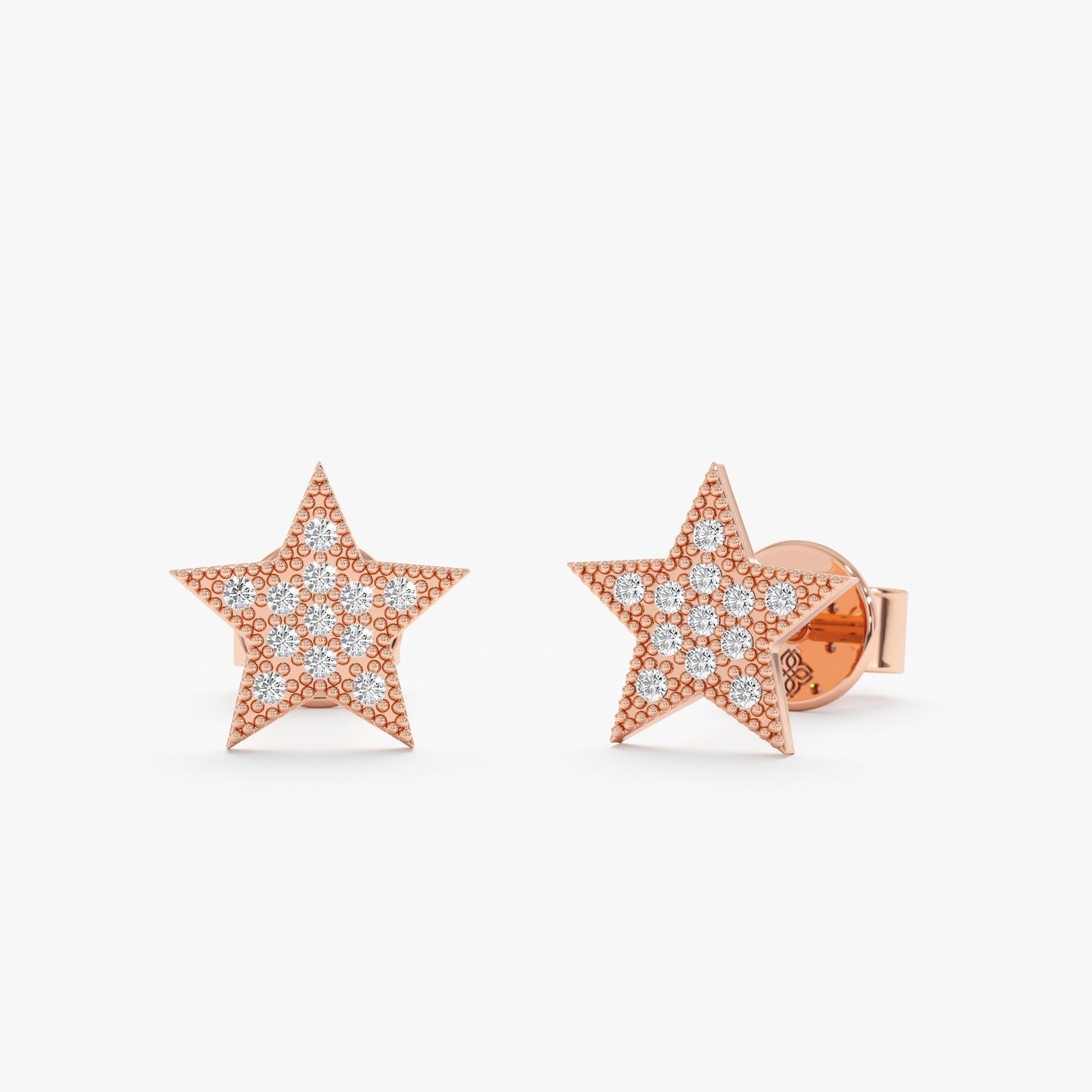 1.0 CT Round Bezel Solitaire Lab Grown Diamond Earrings