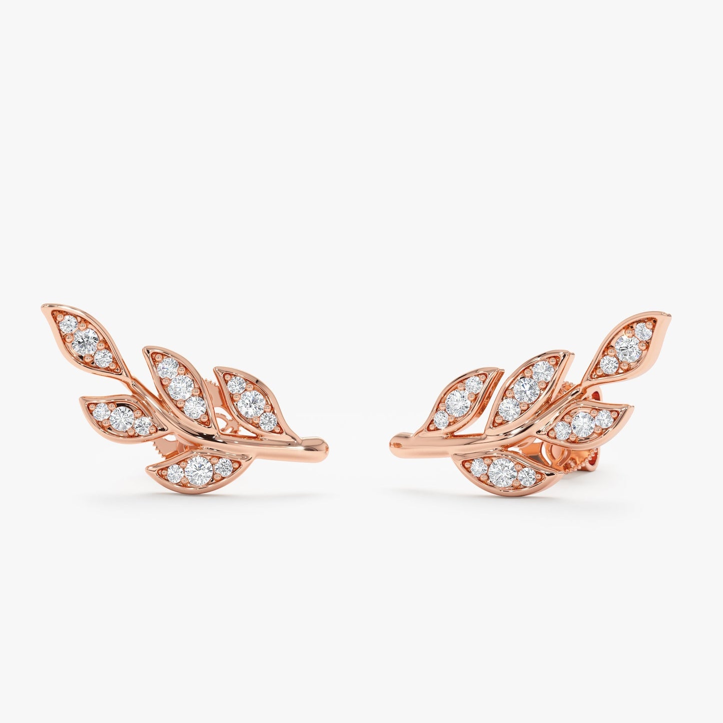 1.0 CT Round Bezel Solitaire Lab Grown Diamond Earrings