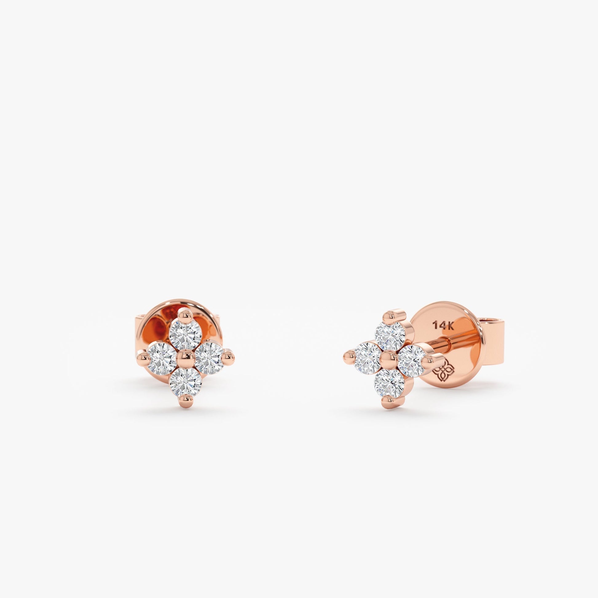1.0 CT Round Bezel Solitaire Lab Grown Diamond Earrings