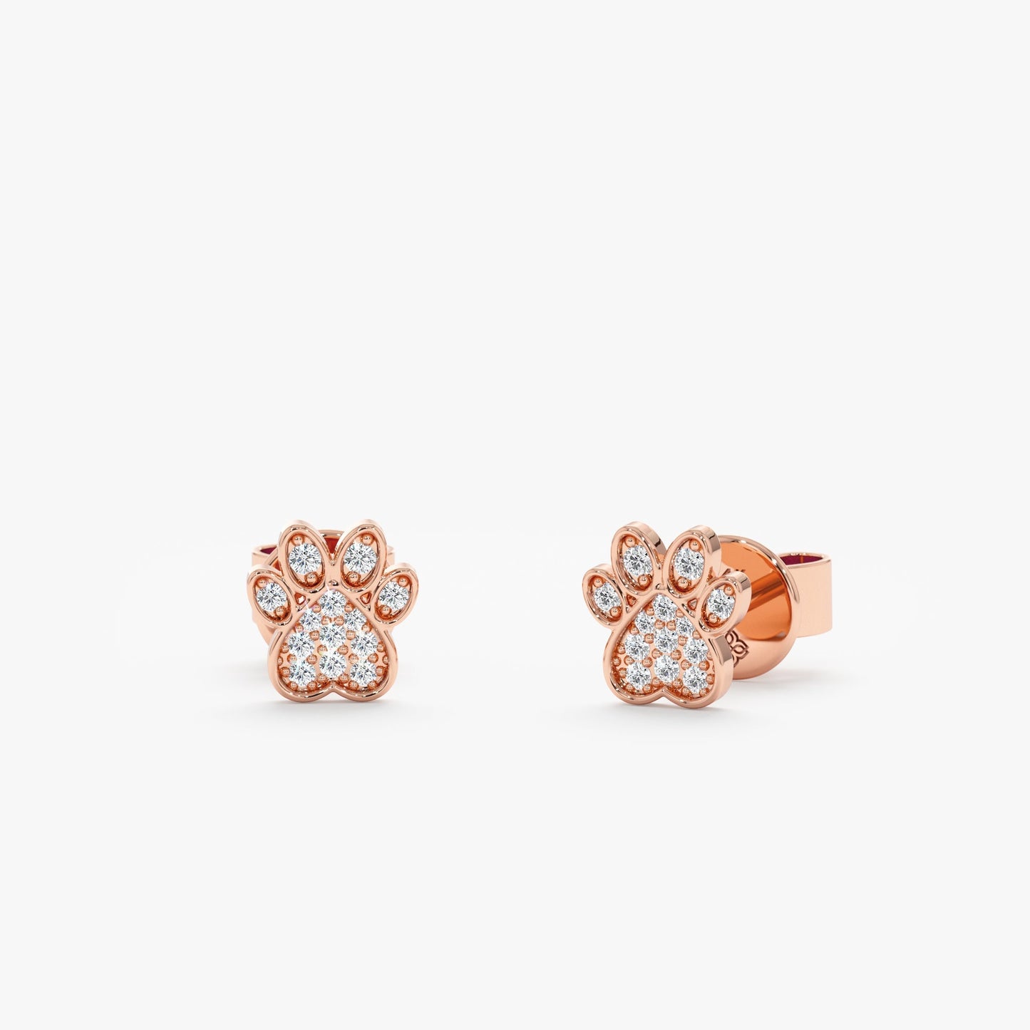 1.0 CT Round Bezel Solitaire Lab Grown Diamond Earrings