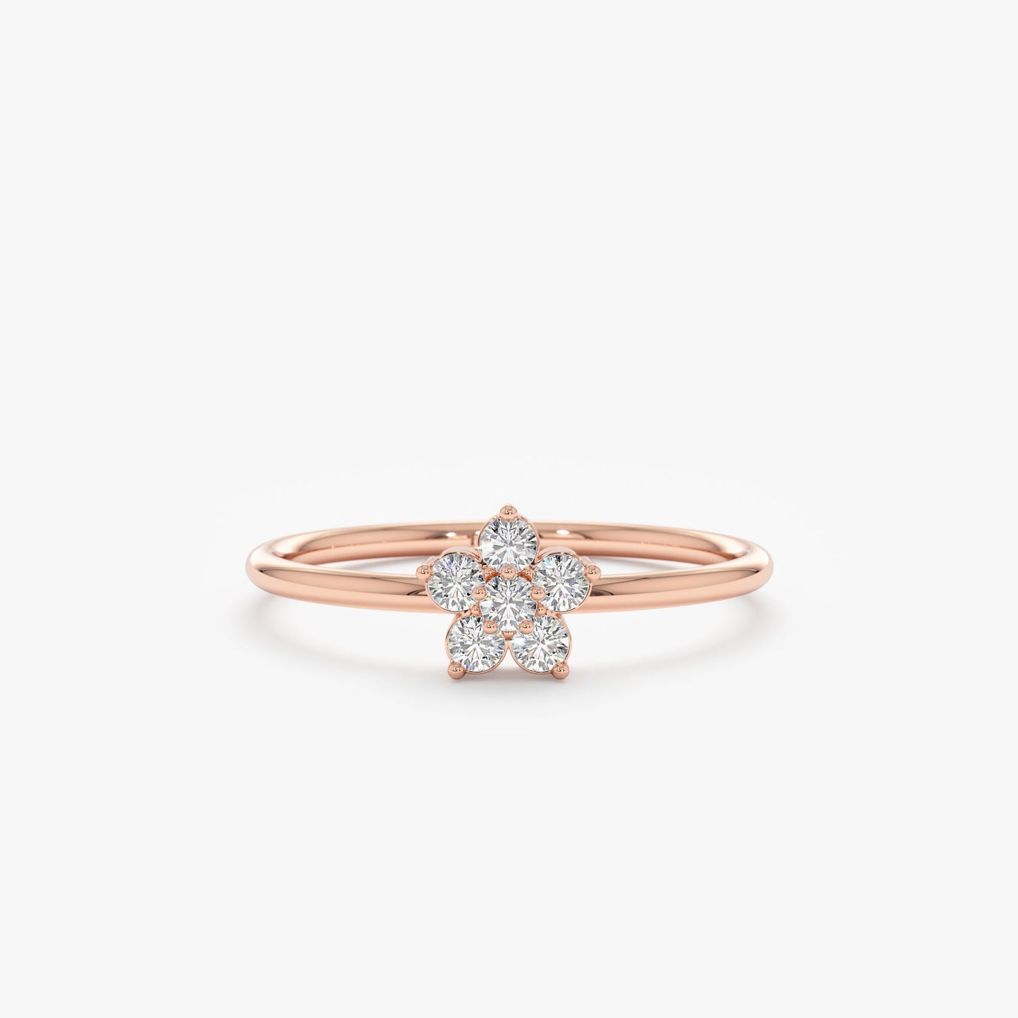 2 CT Round Three Stones Lab Grown Diamond Engagement Ring