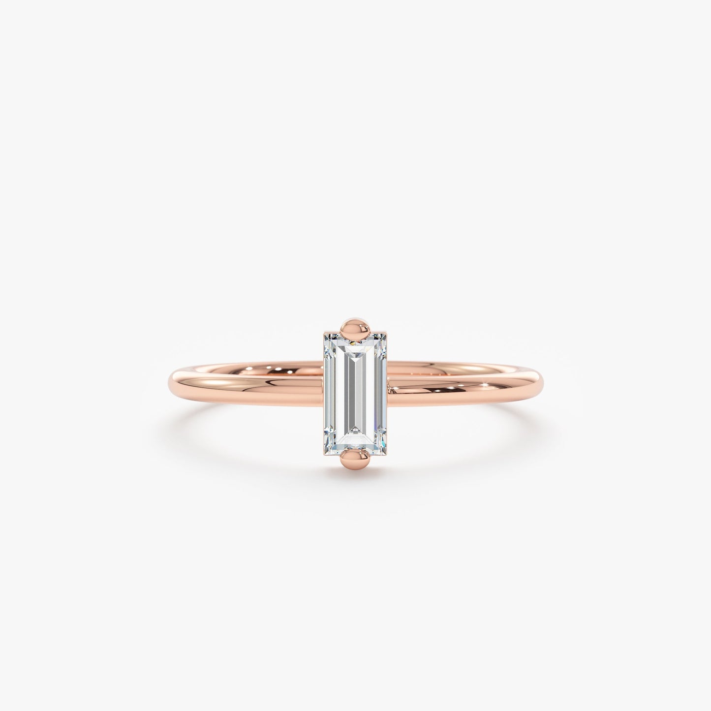 2 CT Round Three Stones Lab Grown Diamond Engagement Ring