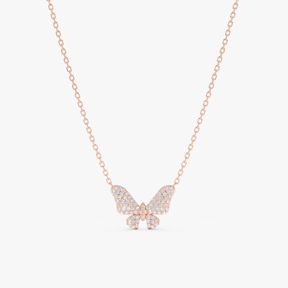 1.0 CT Round Bezel Solitaire Lab Grown Diamond Necklace