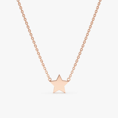 1.0 CT Round Bezel Solitaire Lab Grown Diamond Necklace