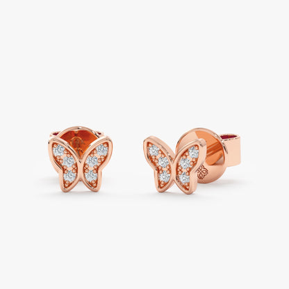 1.0 CT Round Bezel Solitaire Lab Grown Diamond Earrings
