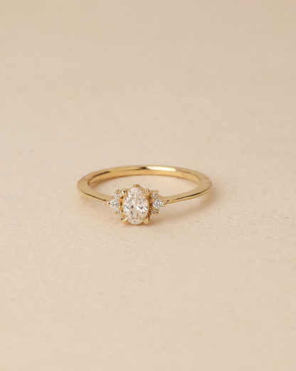 2 CT Round Three Stones Lab Grown Diamond Engagement Ring