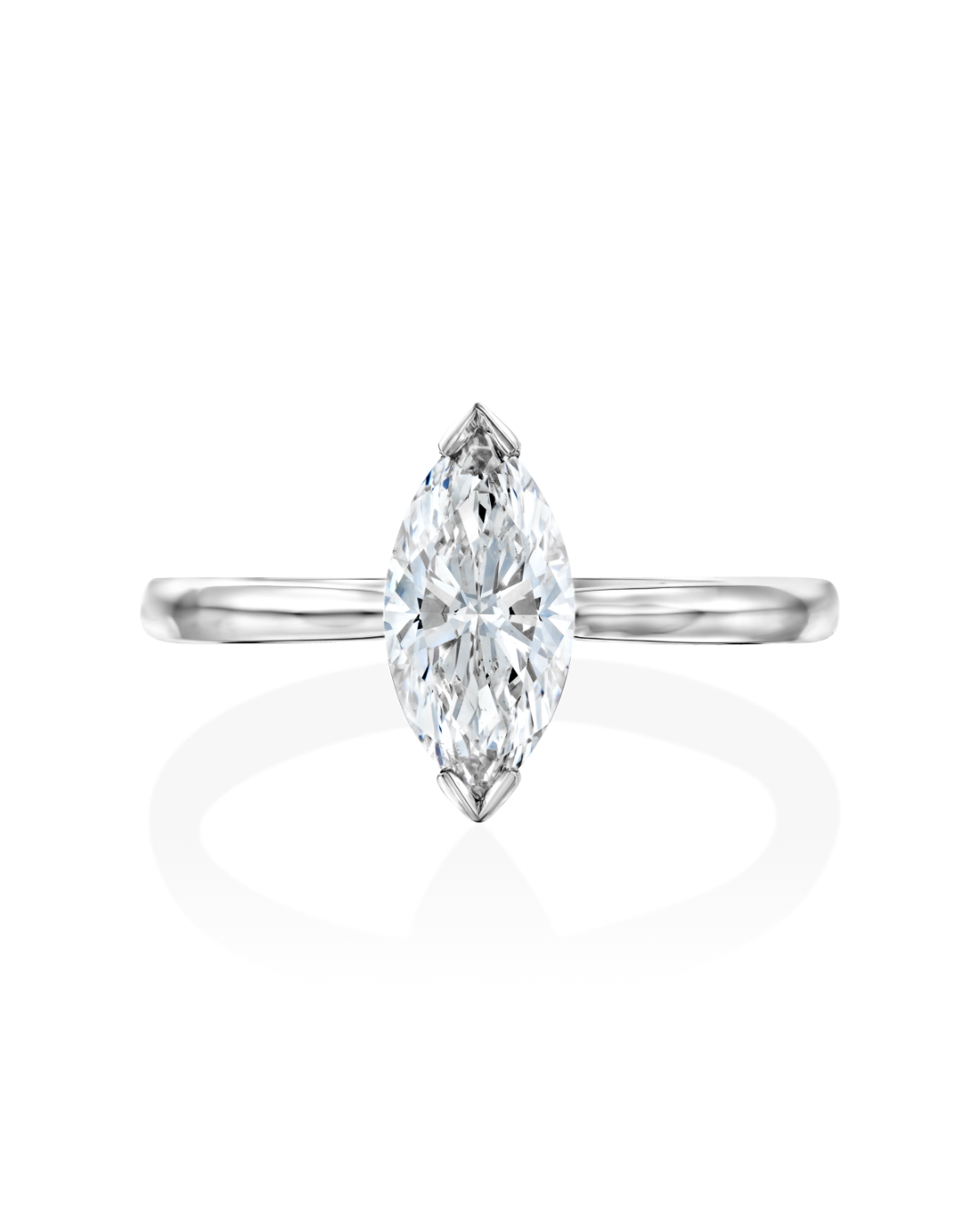 2 CT Round Three Stones Lab Grown Diamond Engagement Ring