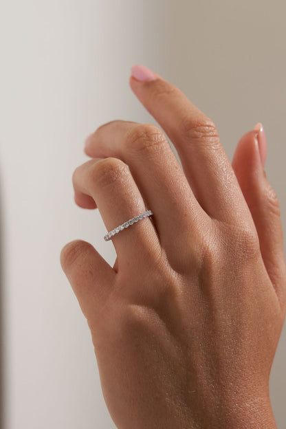 0.37 CT Round Full Eternity Lab Grown Diamond Wedding Band