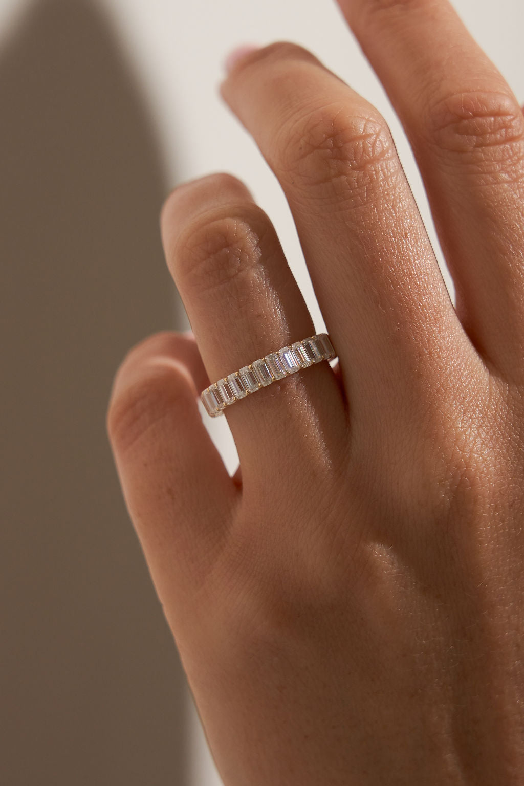 0.37 CT Round Full Eternity Lab Grown Diamond Wedding Band
