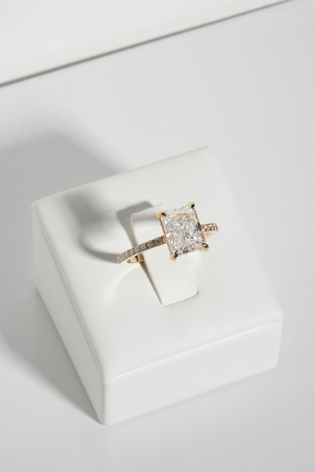 2 CT Round Three Stones Lab Grown Diamond Engagement Ring