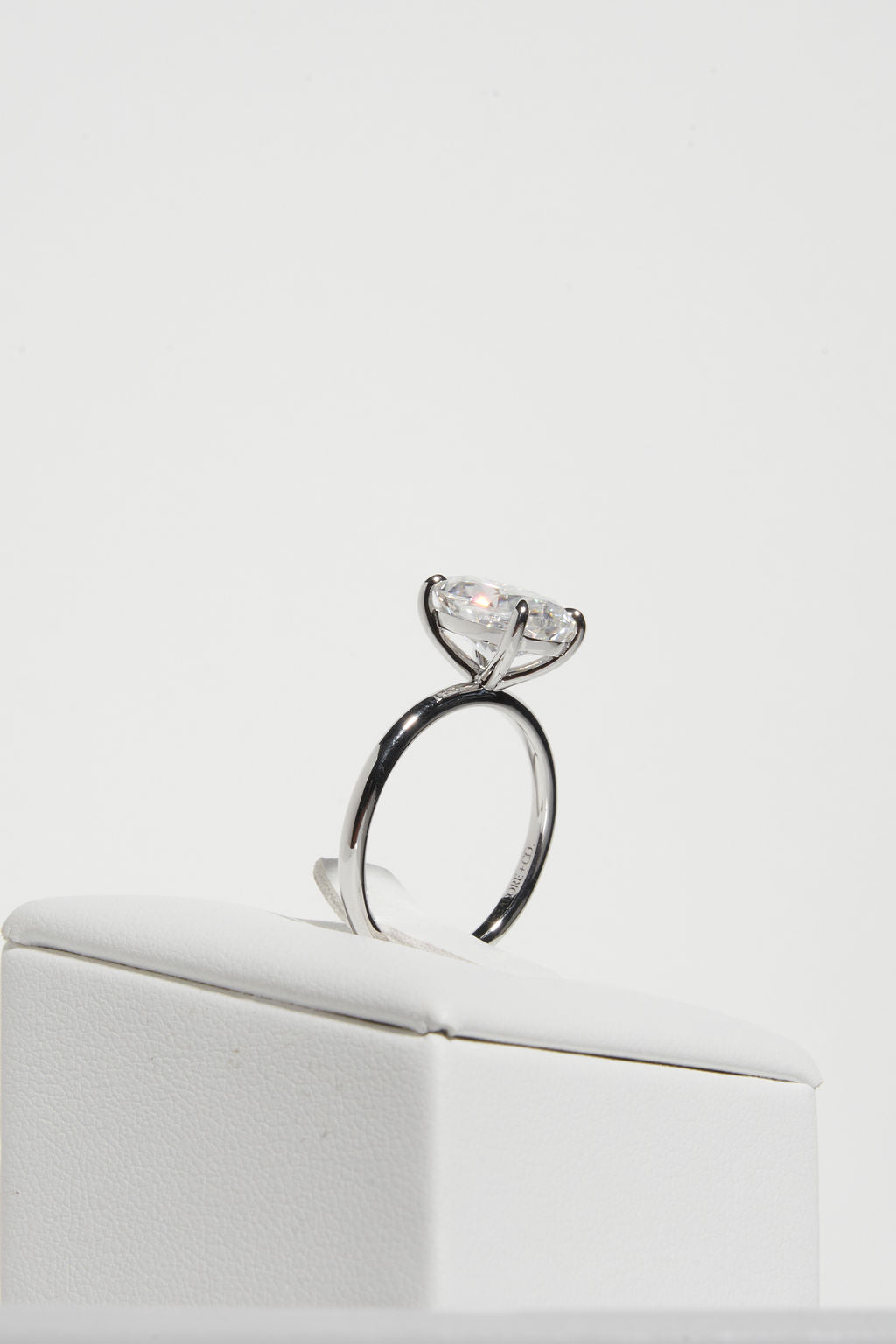 2 CT Round Three Stones Lab Grown Diamond Engagement Ring