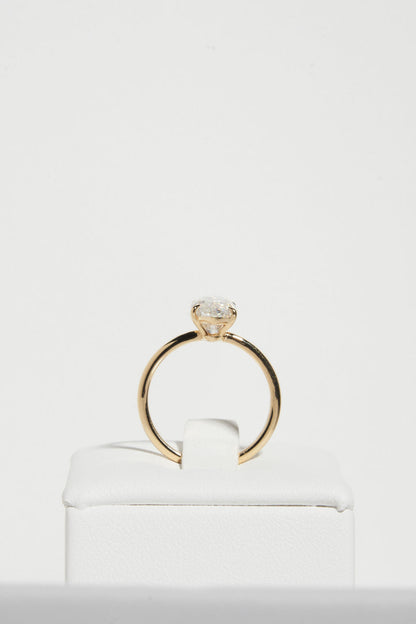 2 CT Round Three Stones Lab Grown Diamond Engagement Ring