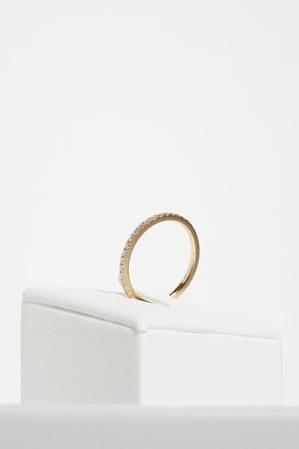0.37 CT Round Full Eternity Lab Grown Diamond Wedding Band