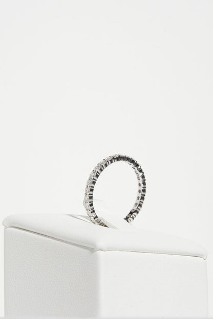 0.37 CT Round Full Eternity Lab Grown Diamond Wedding Band