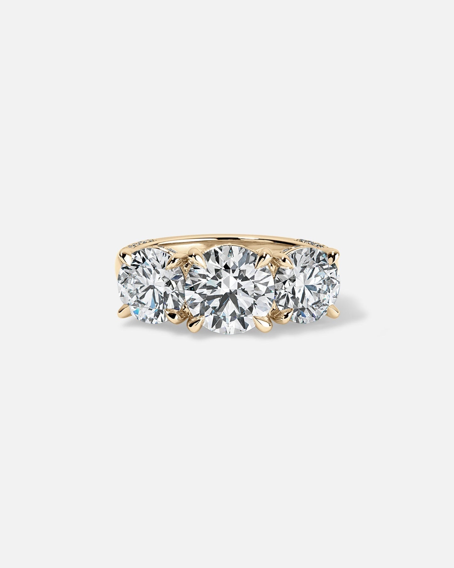 Marquise Cut Cluster Styled Lab Grown Diamond Engagement Ring