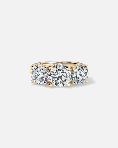 Marquise Cut Cluster Styled Lab Grown Diamond Engagement Ring
