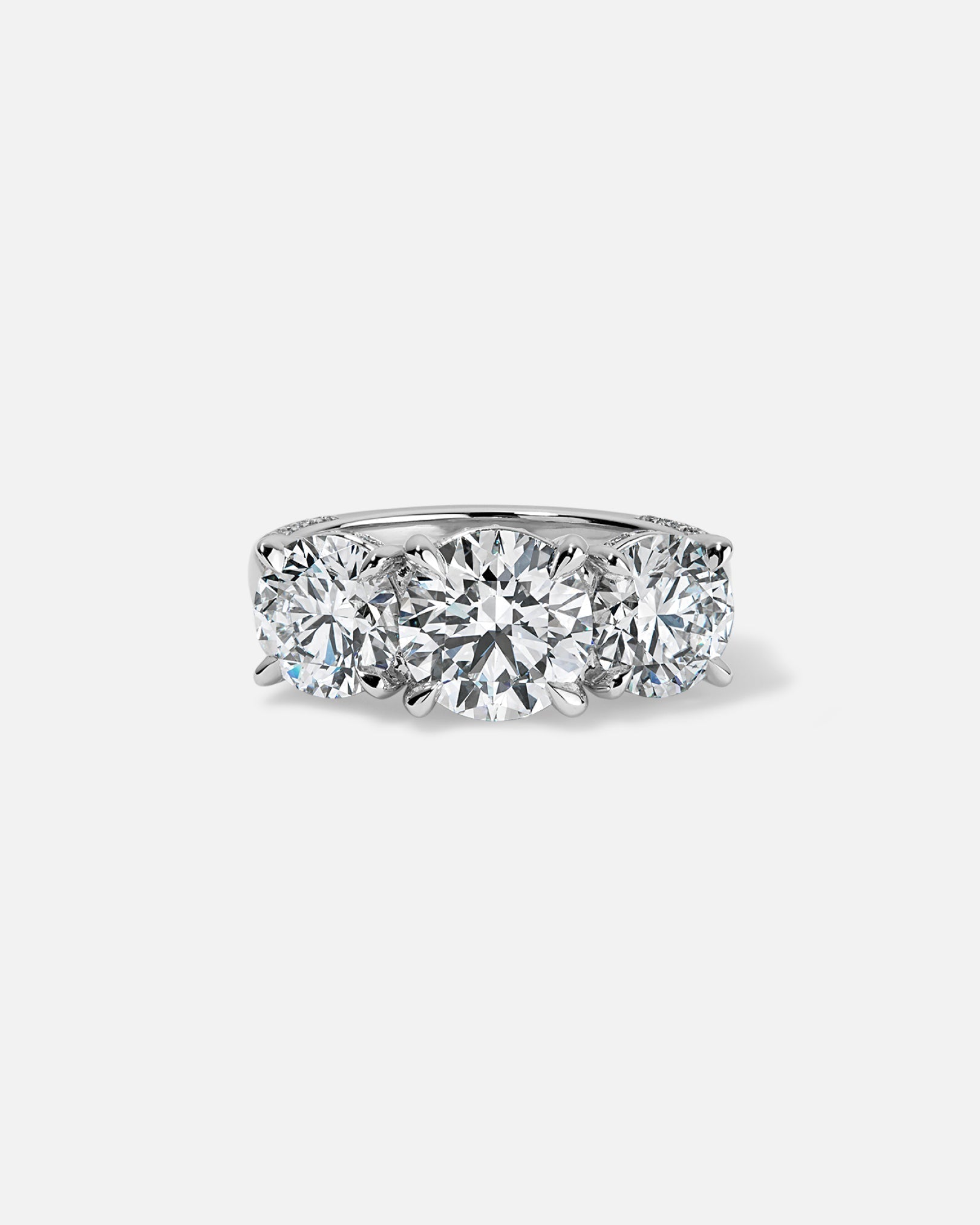 Marquise Cut Cluster Styled Lab Grown Diamond Engagement Ring