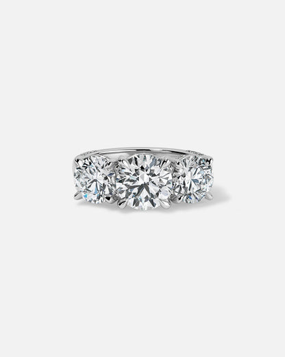 Marquise Cut Cluster Styled Lab Grown Diamond Engagement Ring