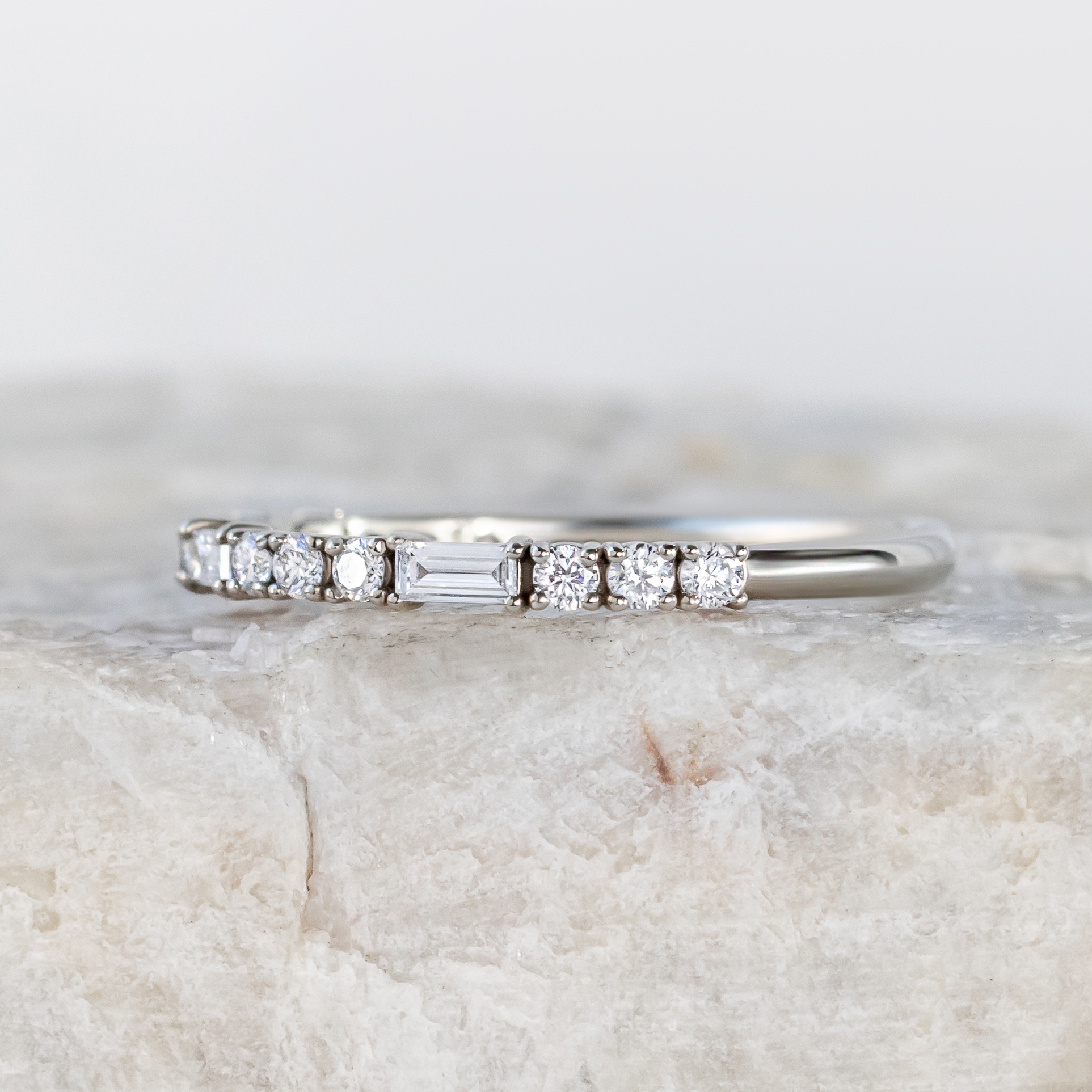 0.37 CT Round Full Eternity Lab Grown Diamond Wedding Band