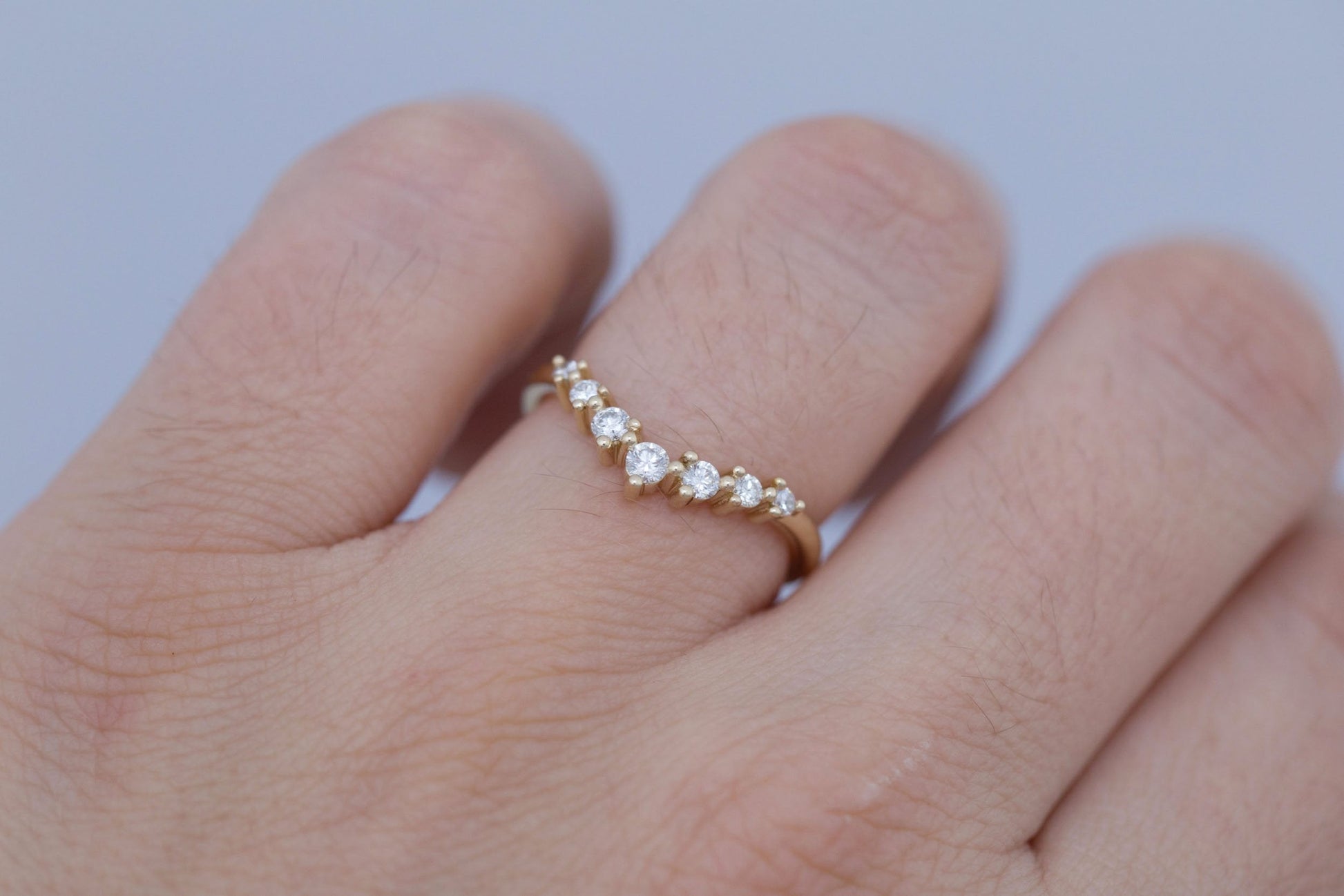 0.37 CT Round Full Eternity Lab Grown Diamond Wedding Band