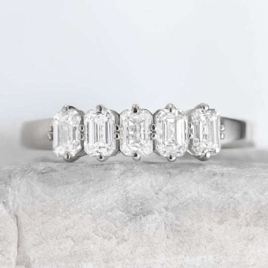 0.37 CT Round Full Eternity Lab Grown Diamond Wedding Band