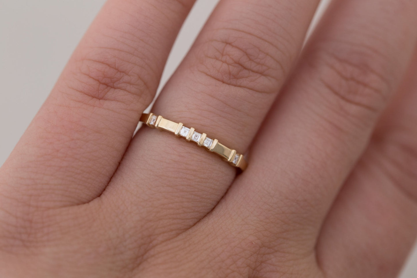 0.37 CT Round Full Eternity Lab Grown Diamond Wedding Band