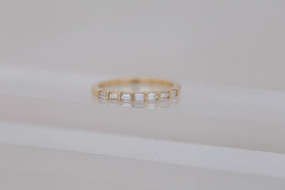 0.37 CT Round Full Eternity Lab Grown Diamond Wedding Band