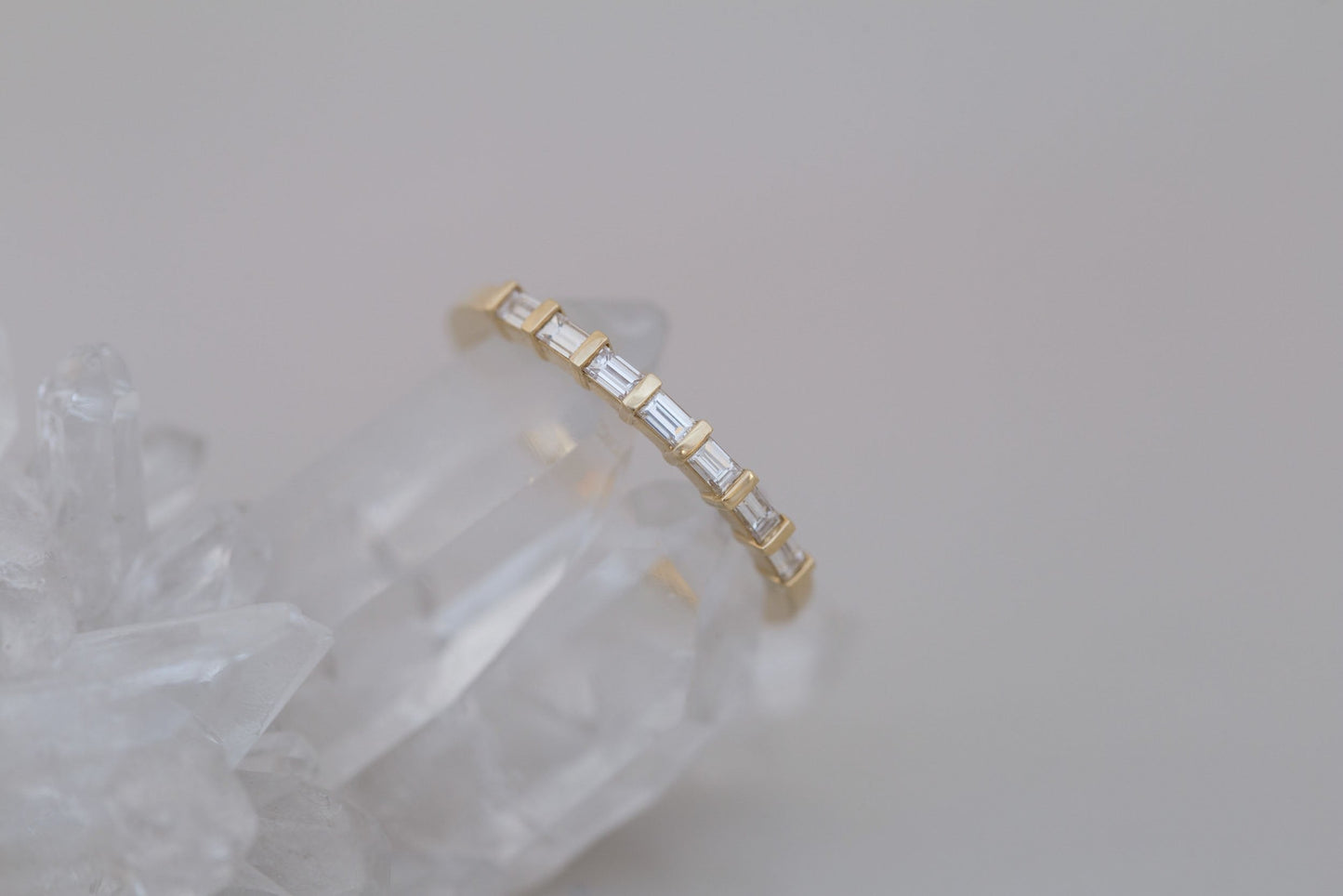 0.37 CT Round Full Eternity Lab Grown Diamond Wedding Band