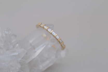 0.37 CT Round Full Eternity Lab Grown Diamond Wedding Band