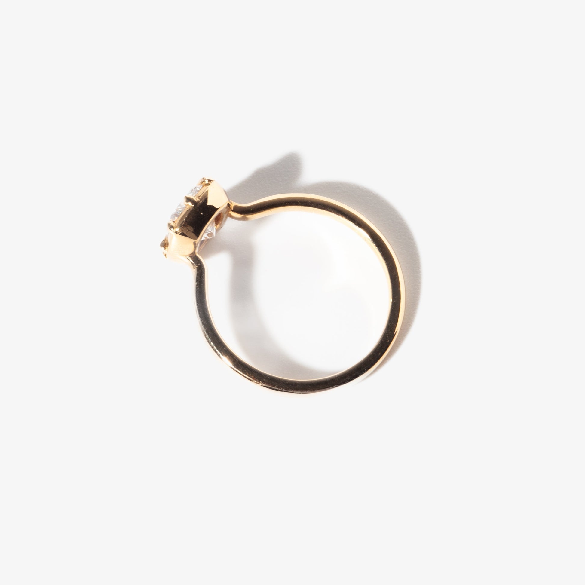2 CT Round Three Stones Lab Grown Diamond Engagement Ring