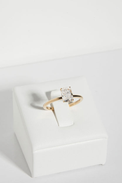 2 CT Round Three Stones Lab Grown Diamond Engagement Ring