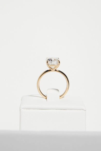 2 CT Round Three Stones Lab Grown Diamond Engagement Ring