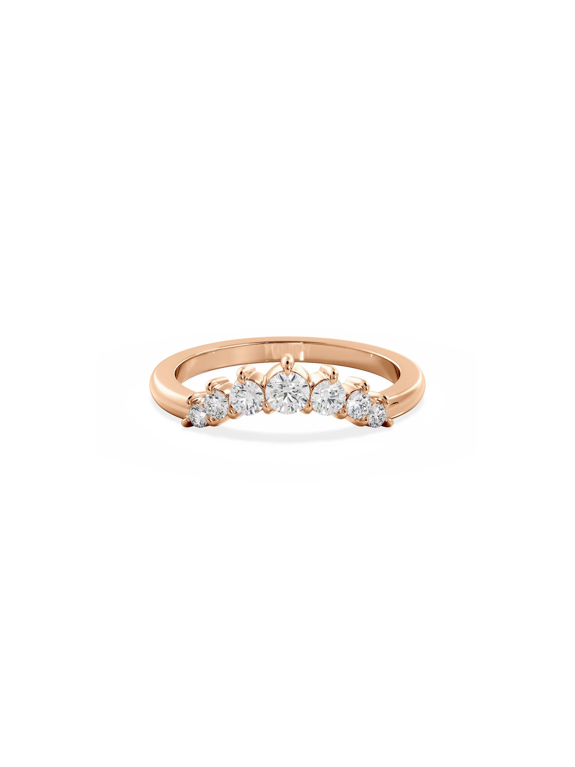 0.37 CT Round Full Eternity Lab Grown Diamond Wedding Band
