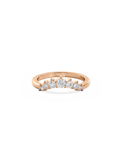 0.37 CT Round Full Eternity Lab Grown Diamond Wedding Band