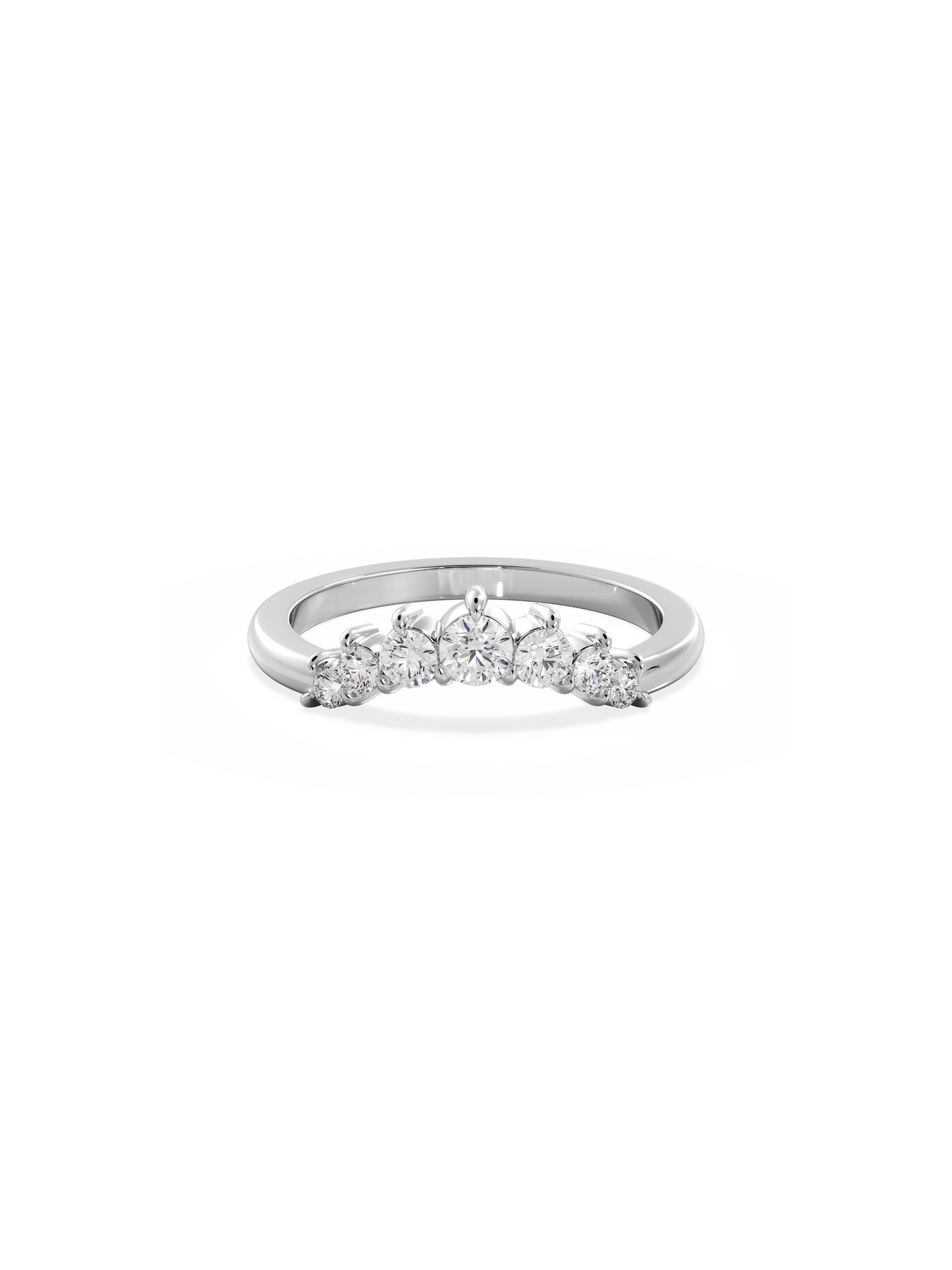 0.37 CT Round Full Eternity Lab Grown Diamond Wedding Band