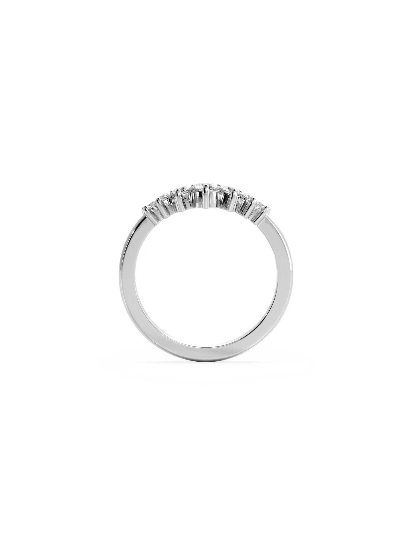 0.37 CT Round Full Eternity Lab Grown Diamond Wedding Band
