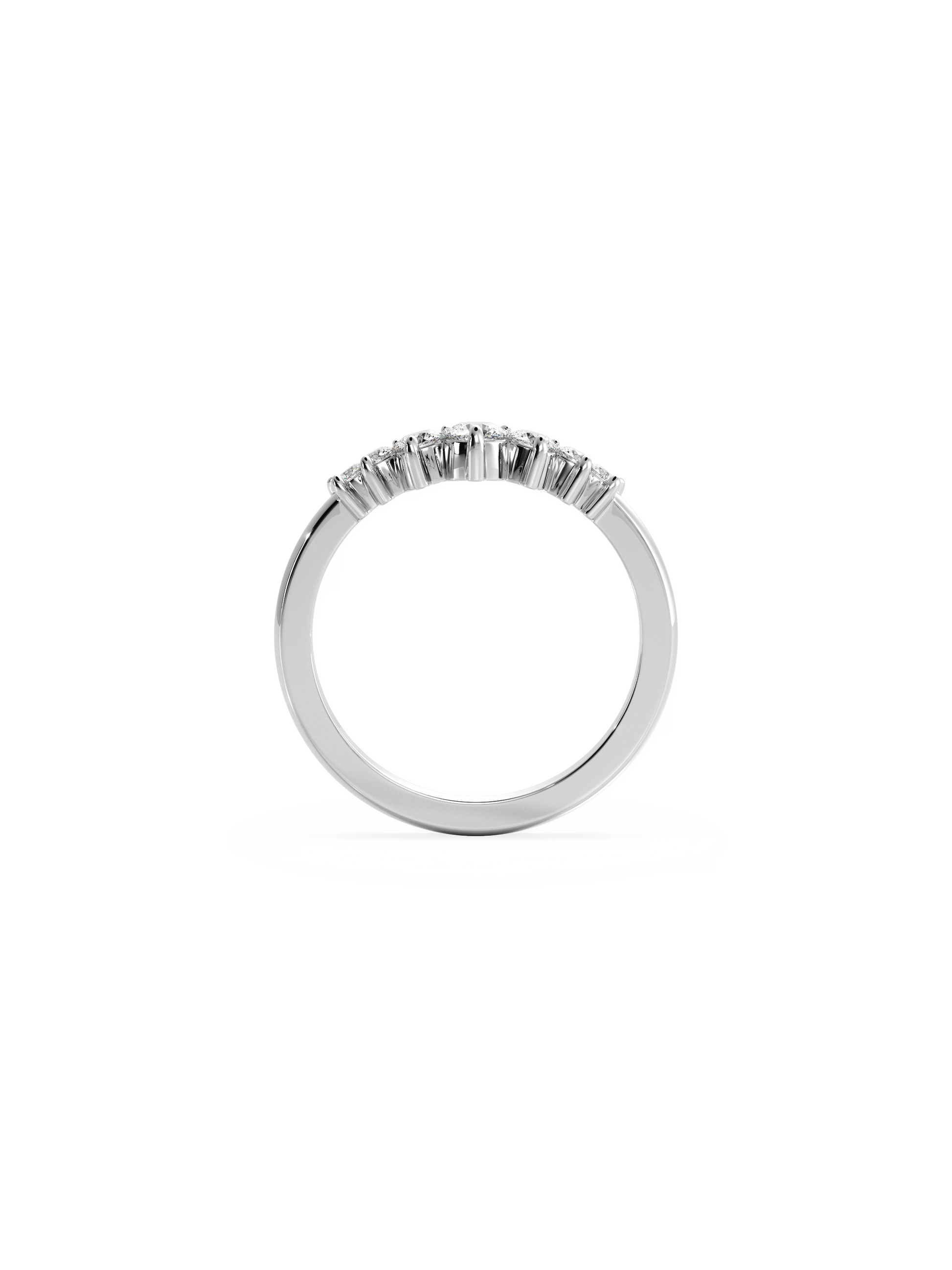 0.37 CT Round Full Eternity Lab Grown Diamond Wedding Band