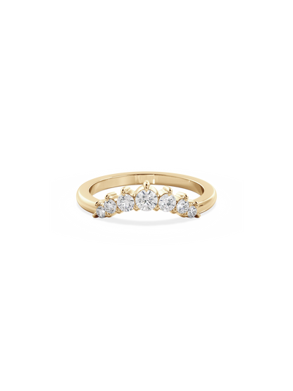 0.37 CT Round Full Eternity Lab Grown Diamond Wedding Band
