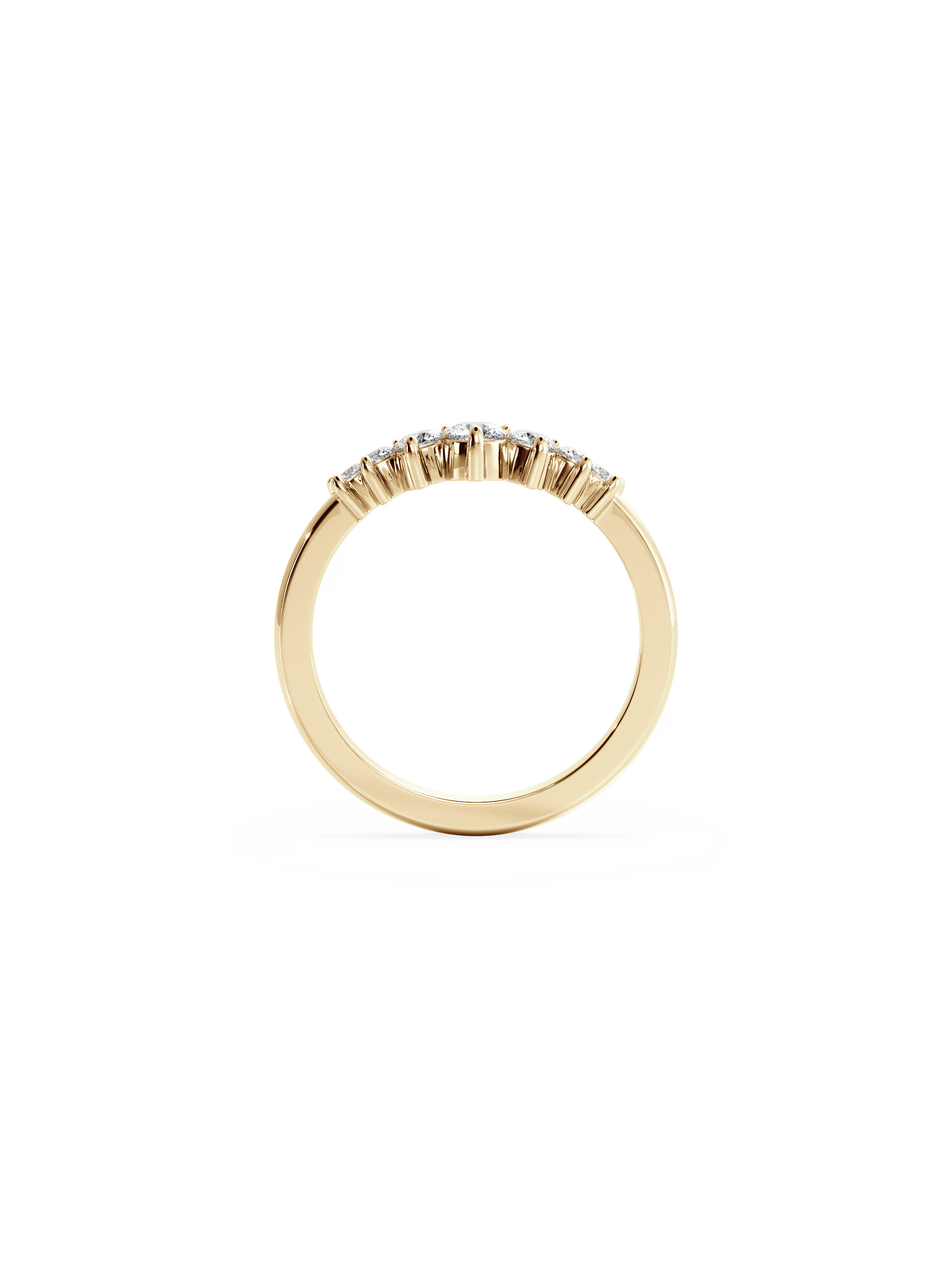 0.37 CT Round Full Eternity Lab Grown Diamond Wedding Band